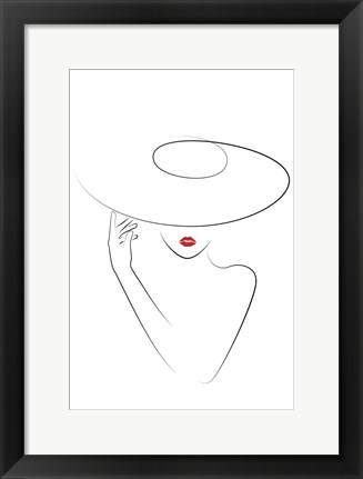 Framed Hat Couture II Print