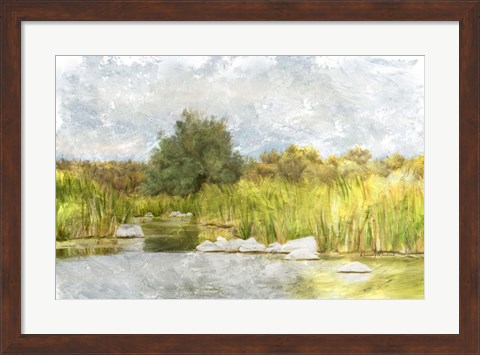 Framed Marshy Wetlands No. 1 Print