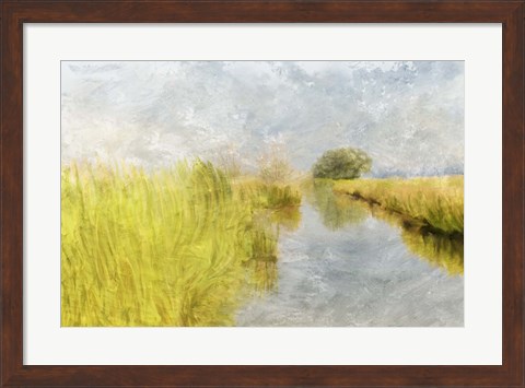 Framed Marshy Wetlands No. 5 Print