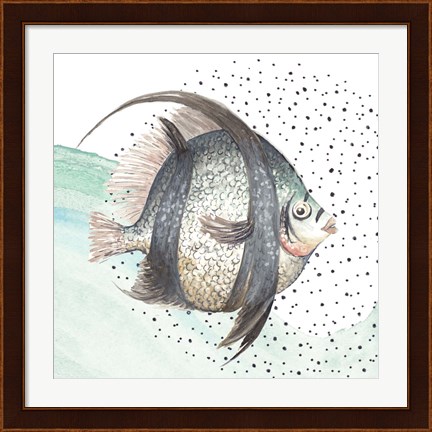 Framed Coastal Fish II Print