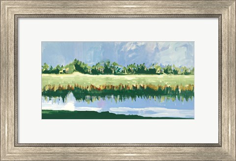 Framed Coastal Landscape View Print