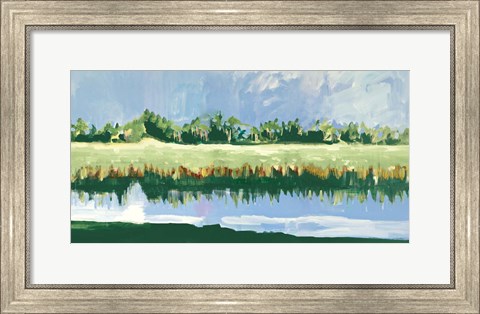 Framed Coastal Landscape View Print