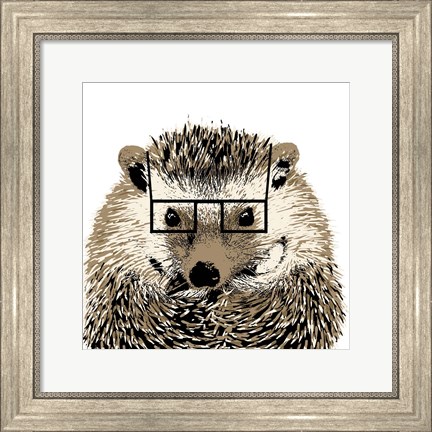 Framed Good Looking Hedgehog Print
