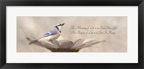 Framed Meaning of Life Print