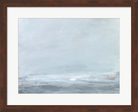 Framed Soft Sea Mist I Print