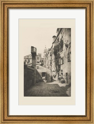 Framed Vintage Views of Venice VIII Print
