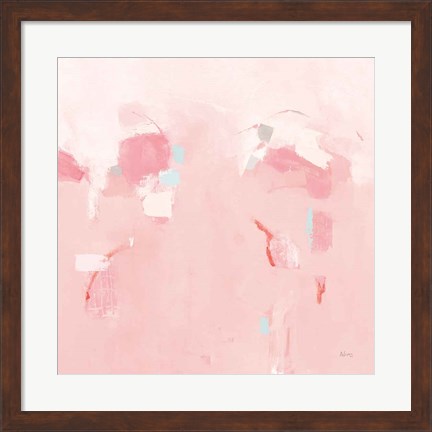 Framed Splash Pink Print