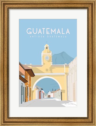 Framed Antigua Guatemala Print