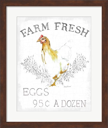 Framed Farm Fresh Enamel v2 Print