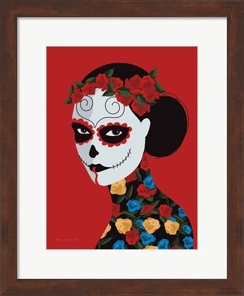 Framed Dia de Los Muertos II Print