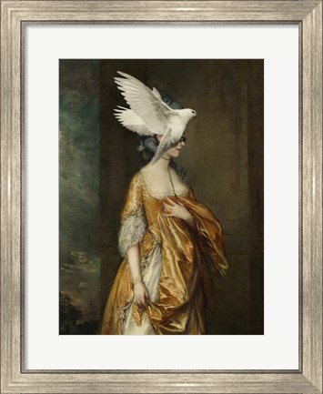 Framed Flightless Bird II Print