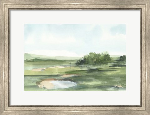 Framed Watercolor Course Study II Print