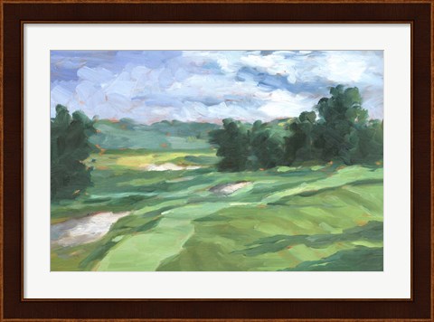 Framed Golf Course Study IV Print
