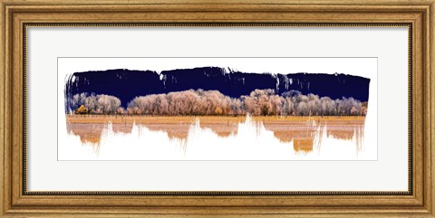 Framed Treeline Panorama Print