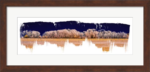 Framed Treeline Panorama Print