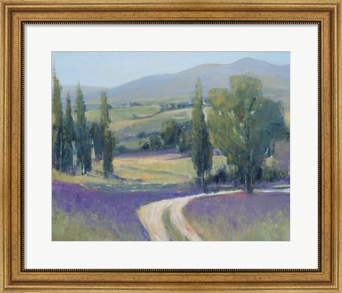 Framed Lavender Meadow II Print