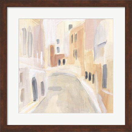 Framed Pastel Streets II Print