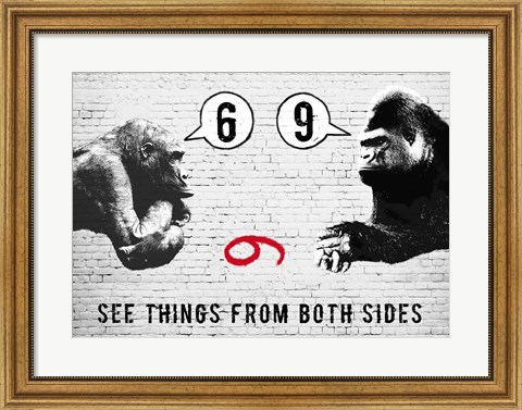 Framed See Things from Both Sides Print