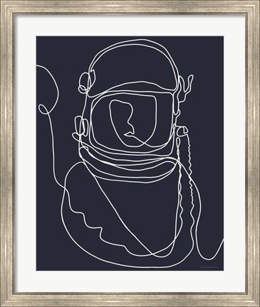 Framed Lines in Space 2 Print