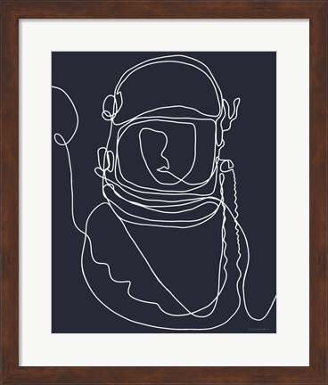 Framed Lines in Space 2 Print