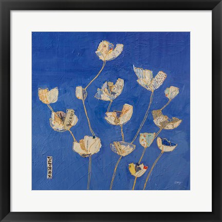 Framed Kims Tulips Crop Print