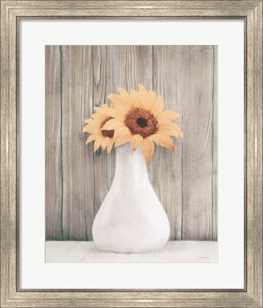 Framed Farmhouse Sunflowers Print