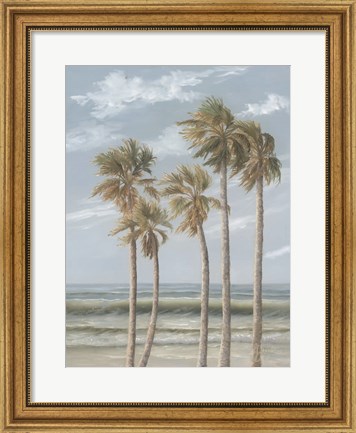 Framed Wind in the Palms Print