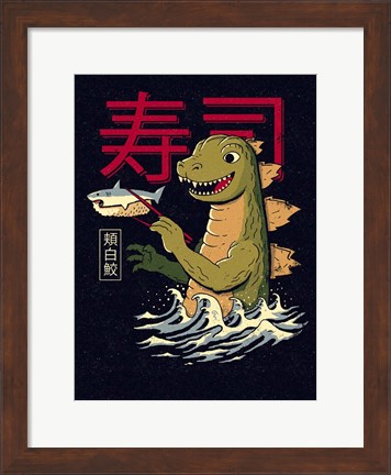 Framed Monster Sushi Print