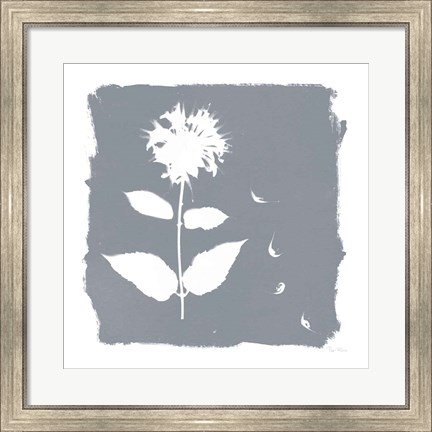 Framed Nature by the Lake Flowers II Neutral Print