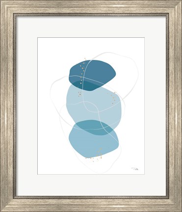 Framed Organic Circles III Print