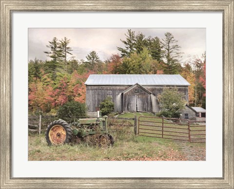 Framed Fall on the Farm II Print