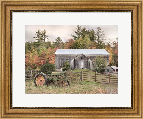 Framed Fall on the Farm II Print