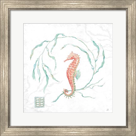 Framed Delicate Sea III Print