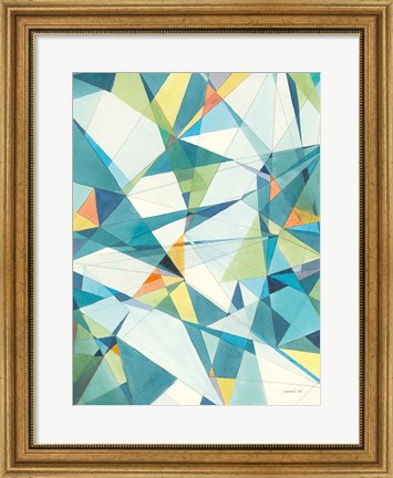 Framed Prism I Oasis Print
