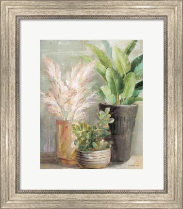 Framed Indoor Garden III Print