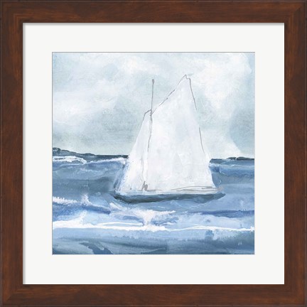 Framed Sailboats IV Print