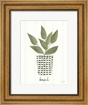Framed Herb Garden VII Print