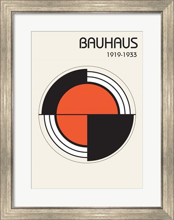Framed Bauhaus 1 Print