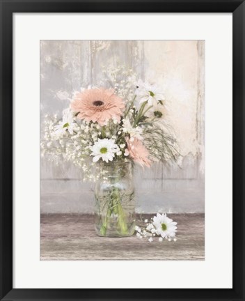 Framed Farmhouse Floral III Print