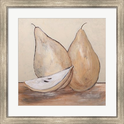Framed Pair of Pears Print