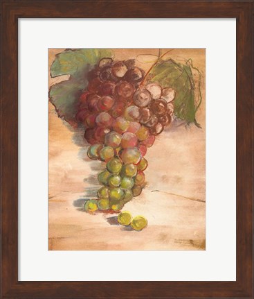 Framed Grape Harvest II No Label Print