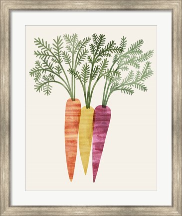 Framed Organic Veg III Print