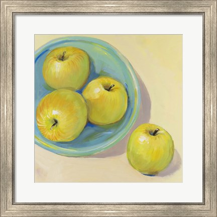 Framed Fruit Bowl Trio II Print