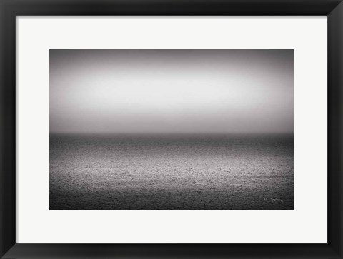 Framed Bay of Fundy BW Print
