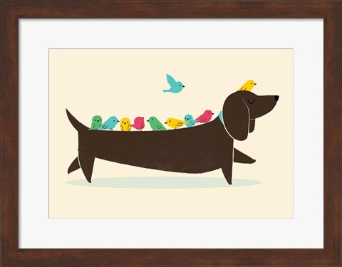 Framed Bird Dog Print