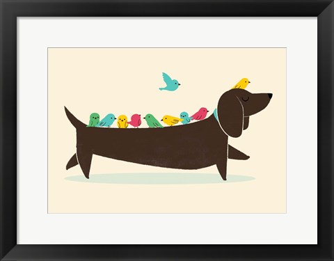 Framed Bird Dog Print