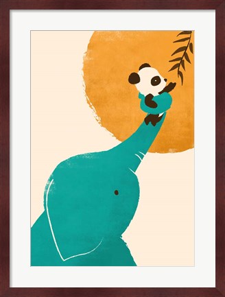 Framed Panda&#39;s Little Helper Print