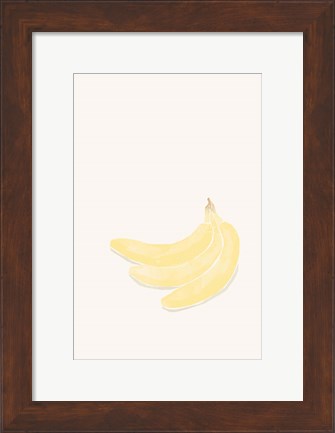 Framed Tropical Banana Print