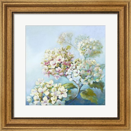 Framed Perfect White Clouds Print