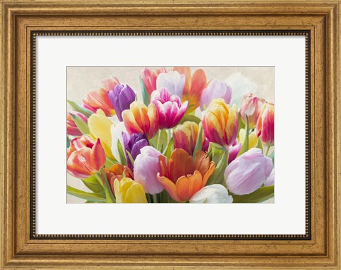 Framed Spring Tulips Print